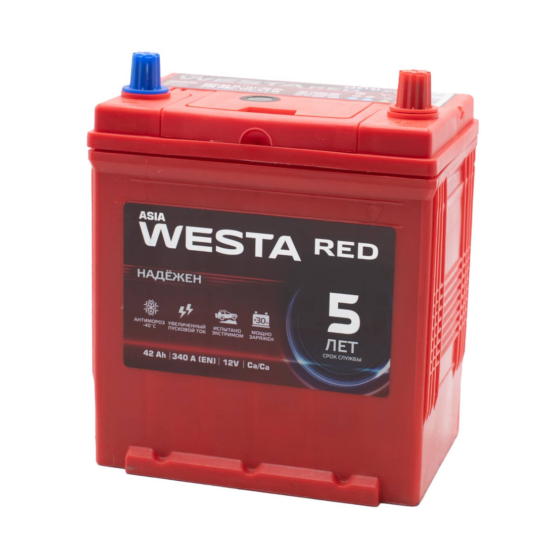 WESTA RED Asia 42ач евро 340А 185х125х220
