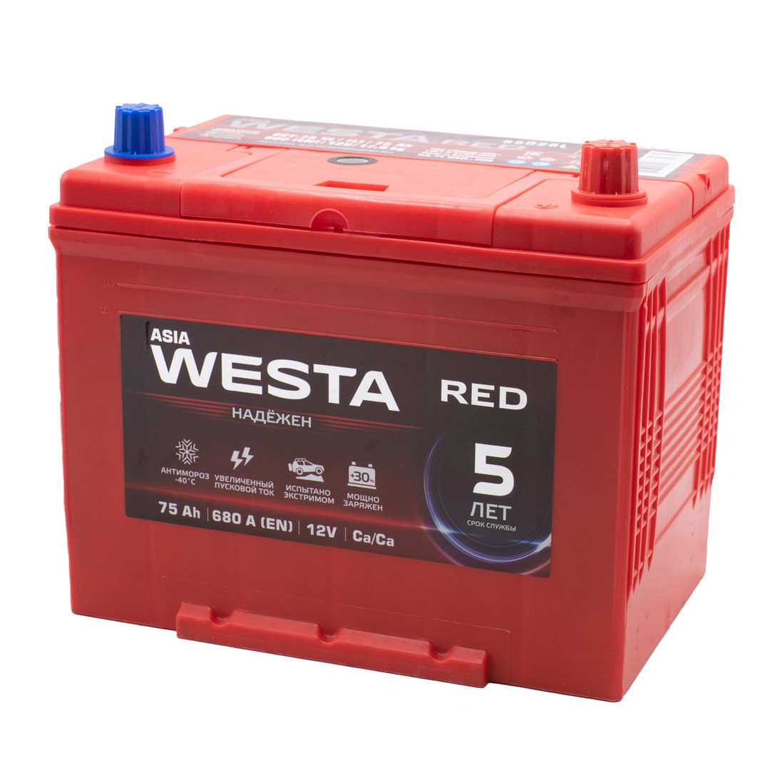 WESTA RED Asia 75ач евро 680А 258х170х220