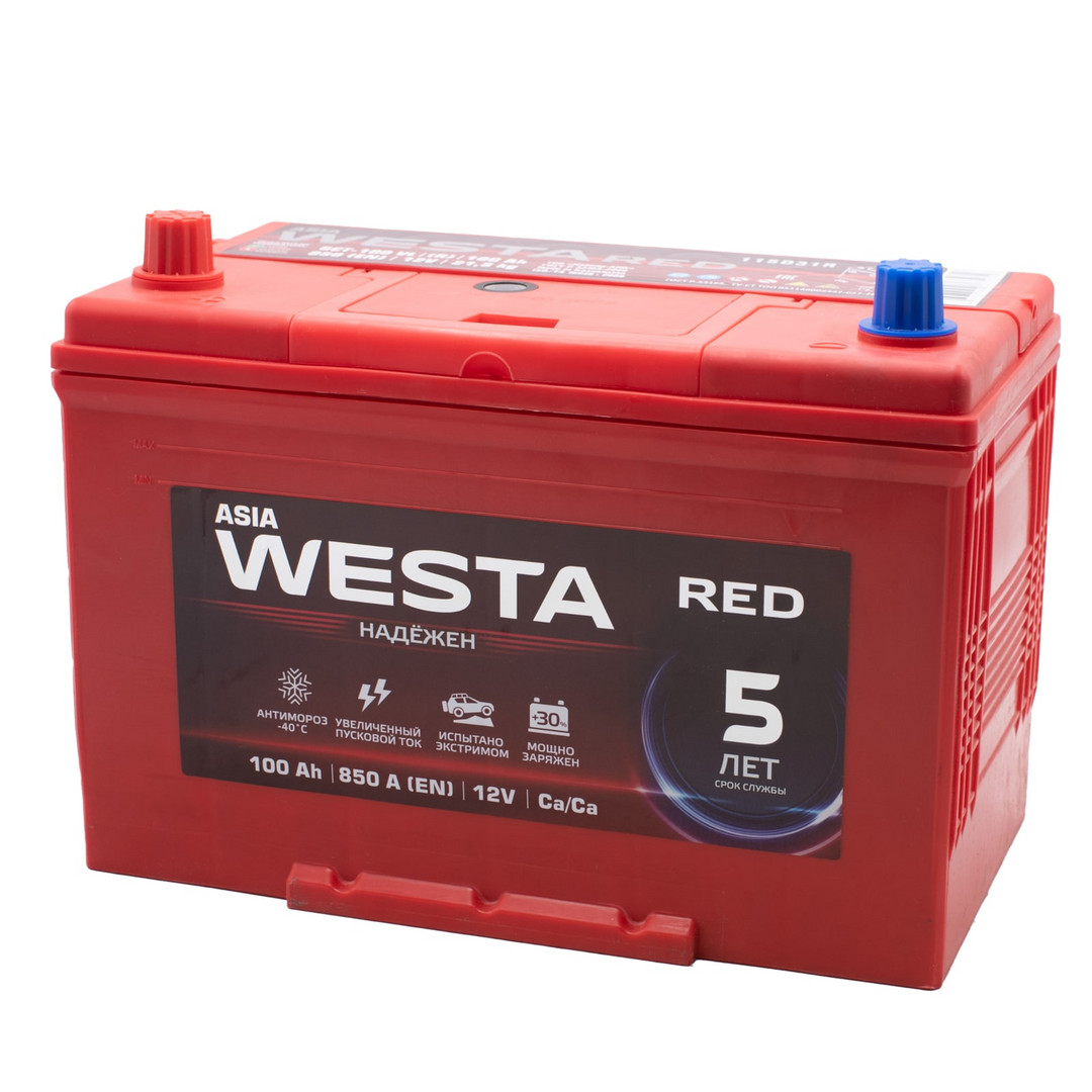 WESTA RED Asia 100ач росс 850А 300х170х220